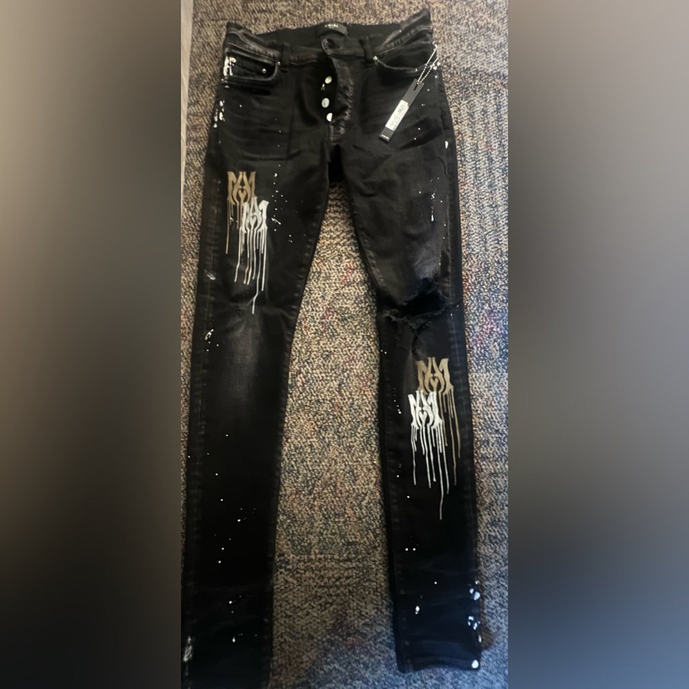 Amiri Stencil Jeans Authentic with tags size 32